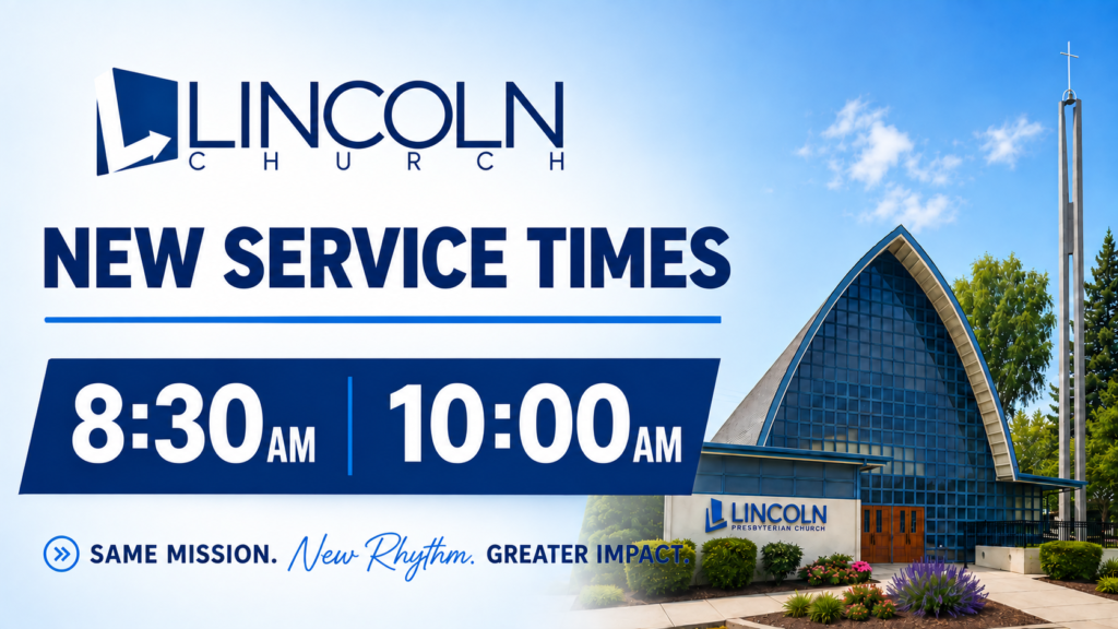 New Service Times Updated